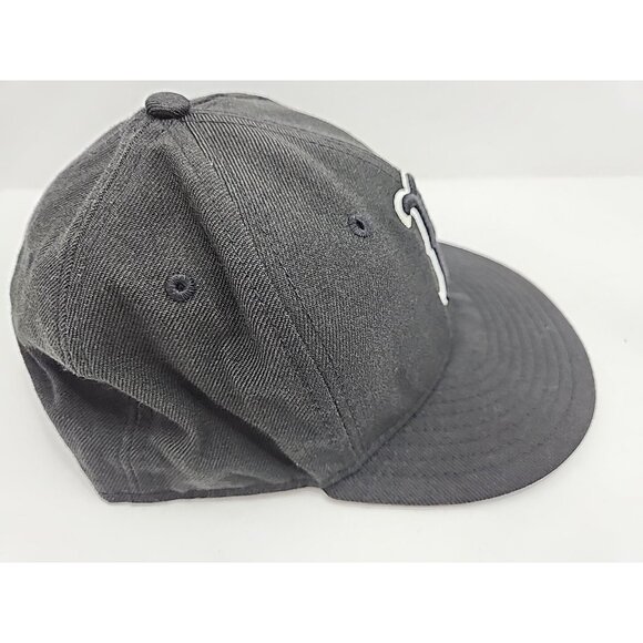 New Era 59Fifty Boston Red Sox Men's Black Baseball Cap Size 7 1/8 - Picture 2 of 10